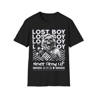 Lost Boy Never Grow Up Skateboarding Unisex T-Shirt