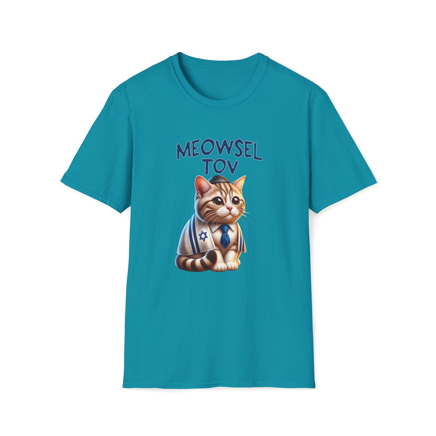 Meowsel Tov Hanukkah Unisex T-Shirt