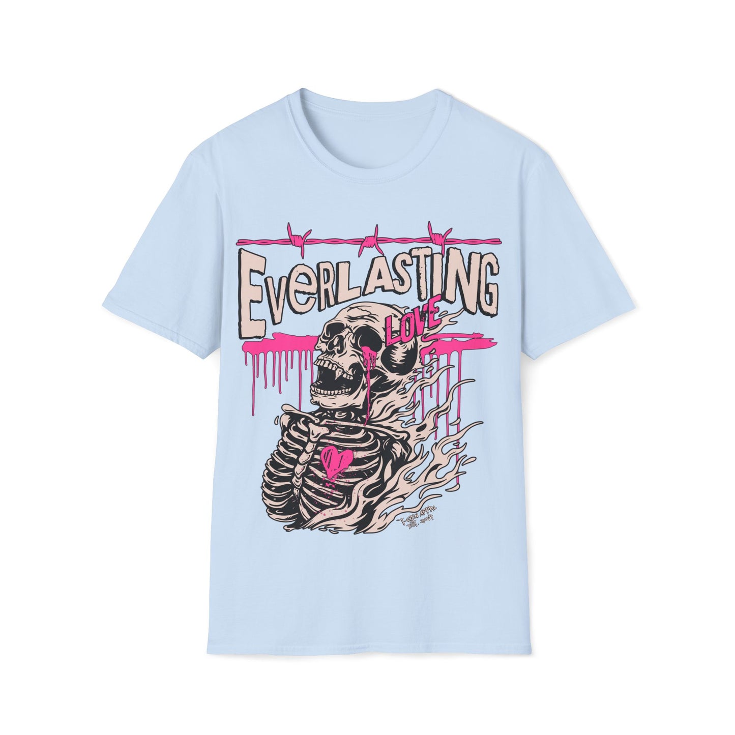 Everlasting Love Skeleton Vampire Unisex T-Shirt