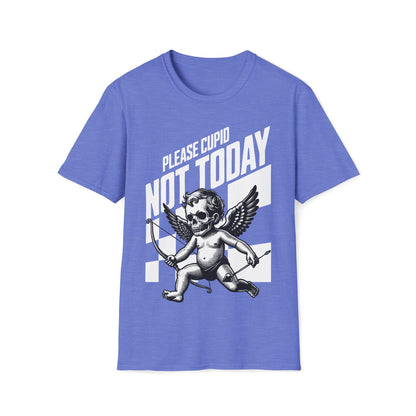 Not Today Cupid Skeleton Valentines Day Unisex T-Shirt