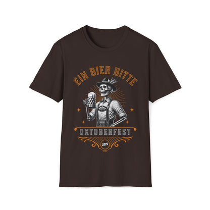 Ein Bier Bitte (One Beer Please) Male Oktoberfest 2025 Unisex T-Shirt