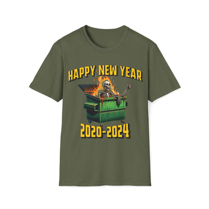 Happy New Years 2020 - 2024 Dumpster Fire Unisex T-Shirt