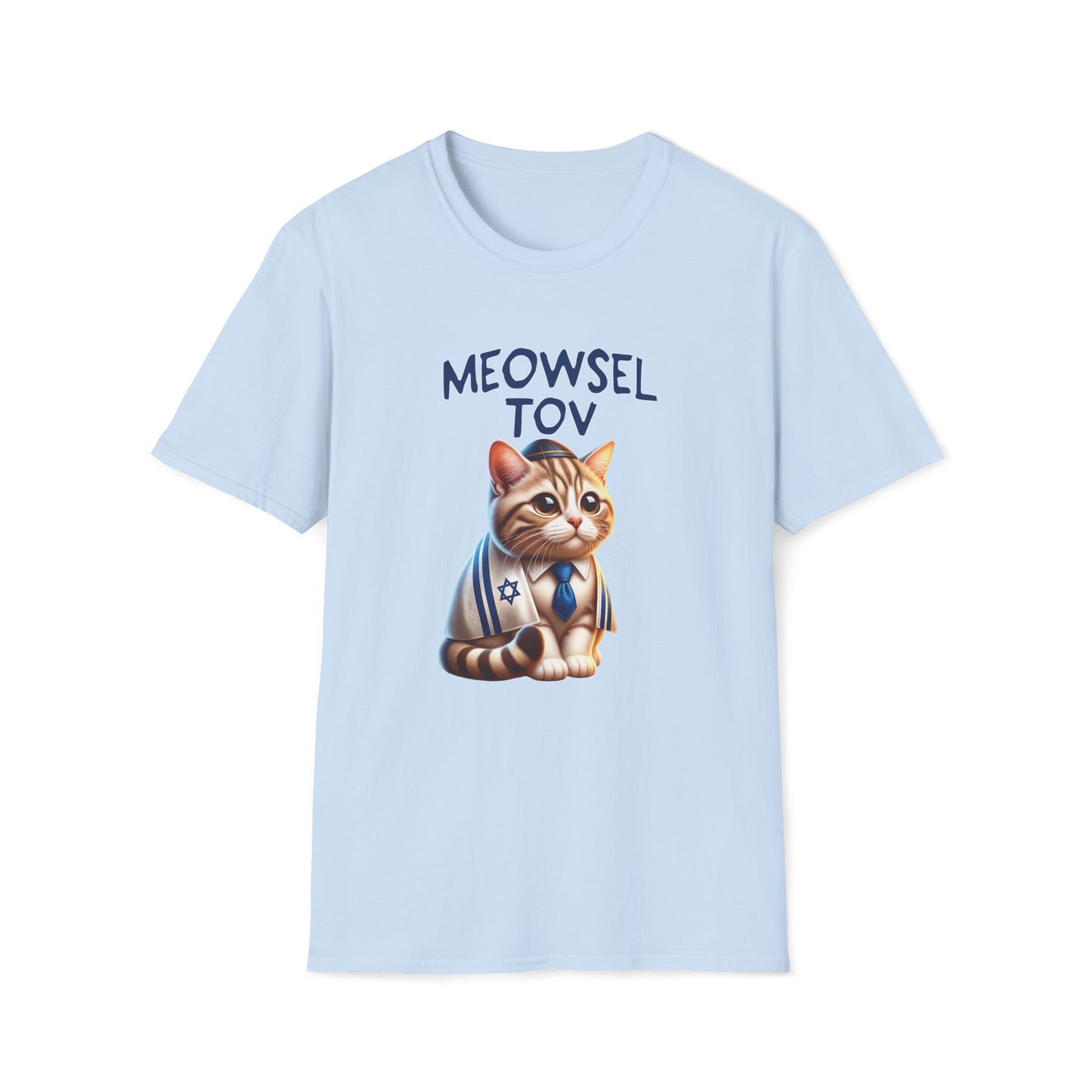 Meowsel Tov Hanukkah Unisex T-Shirt