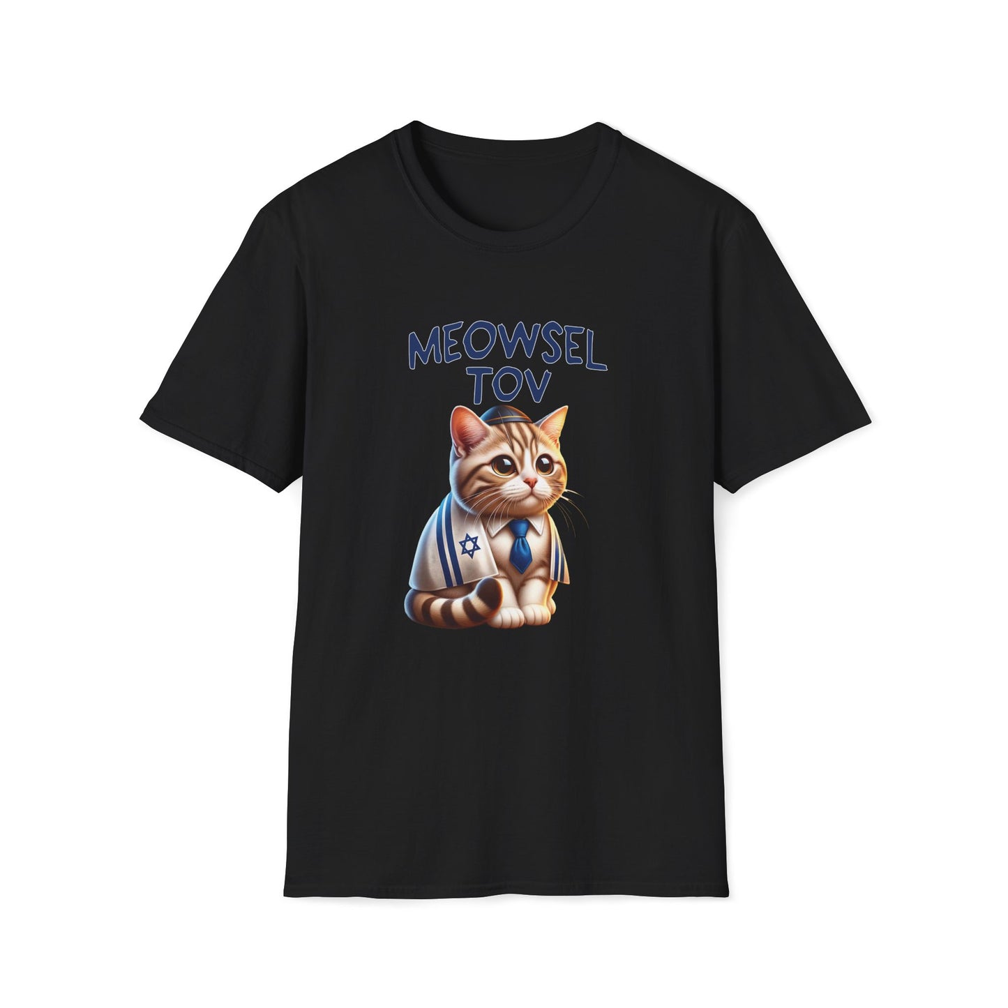 Meowsel Tov Hanukkah Unisex T-Shirt