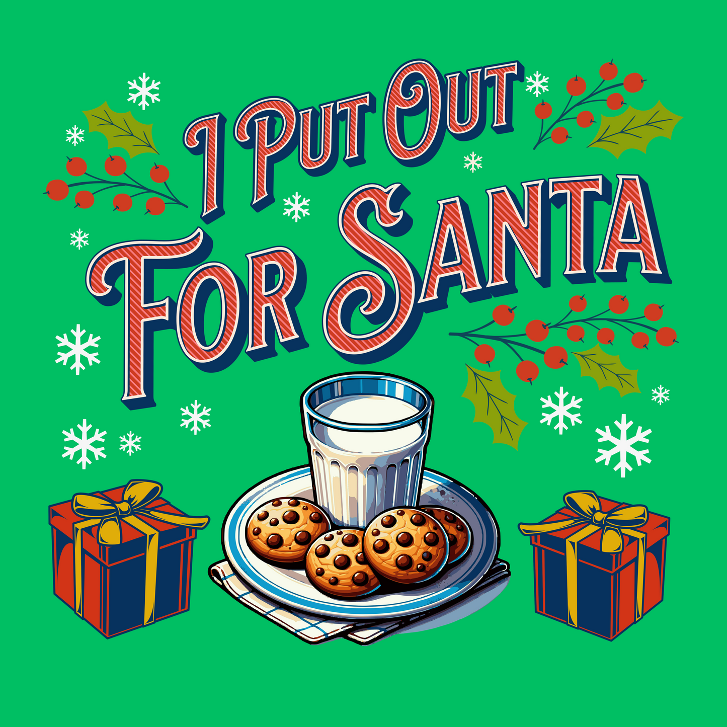 I Put Out for Santa Christmas Unisex T-Shirt