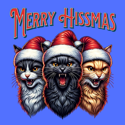 Merry Hissmas Cat Christmas Unisex T-Shirt