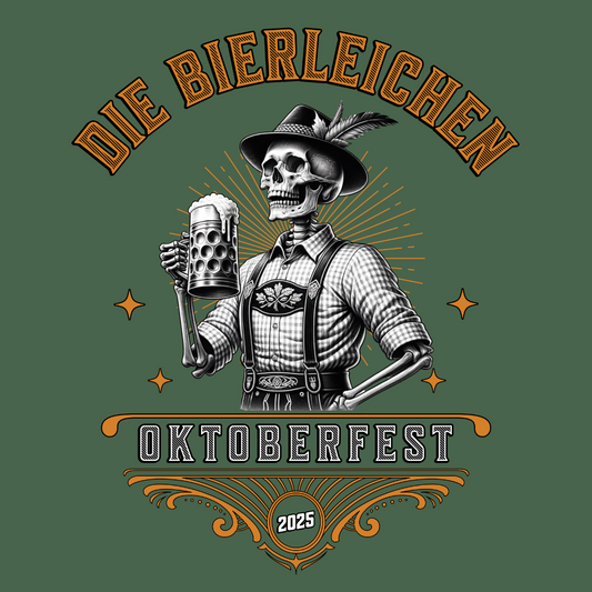 Die Bierleichen (Beer Corpses) Male Oktoberfest 2025 Unisex T-Shirt