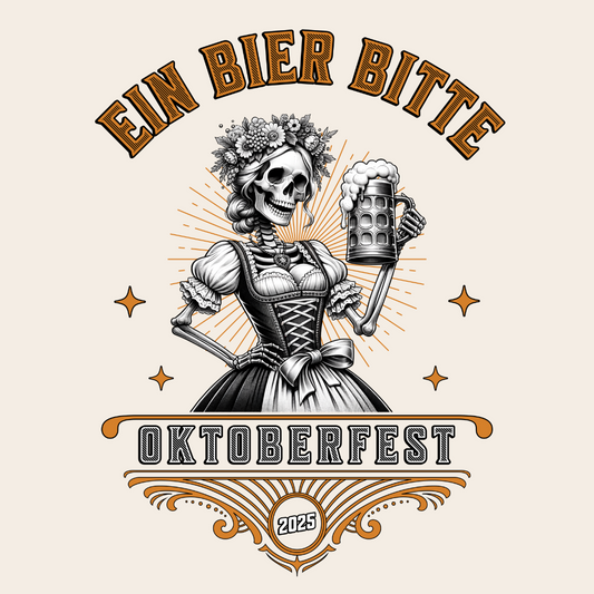 Ein Bier Bitte (One Beer Please) Female Oktoberfest 2025 Unisex T-Shirt