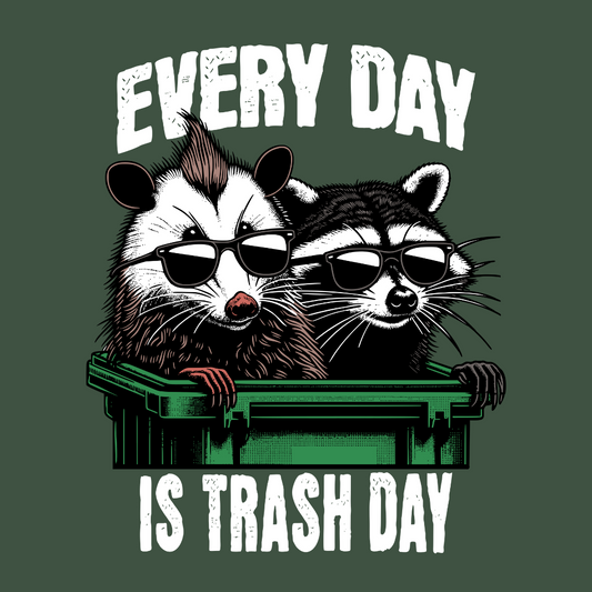 Everyday is Trash Day Racoon Possum Unisex T-Shirt