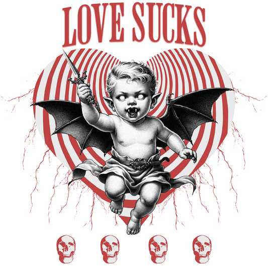 Love Bites Vampire Cupid Valentines Day Unisex T-Shirt