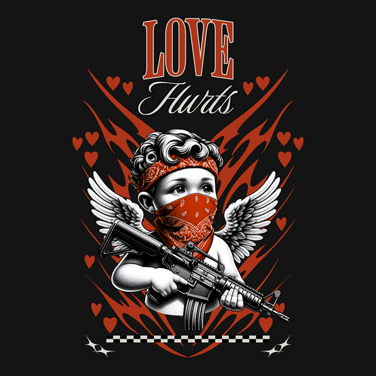 Love Hurts Cupid Valentines Day Unisex T-Shirt