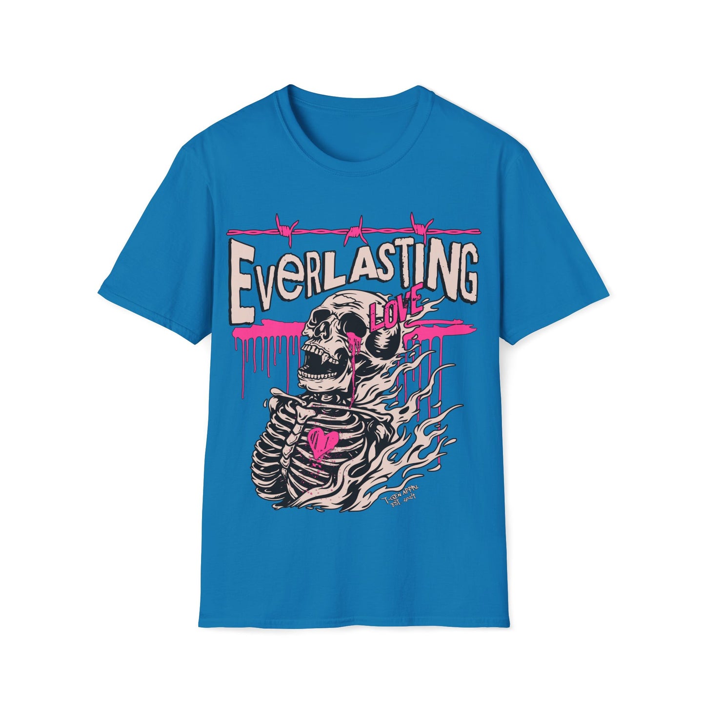 Everlasting Love Skeleton Vampire Unisex T-Shirt