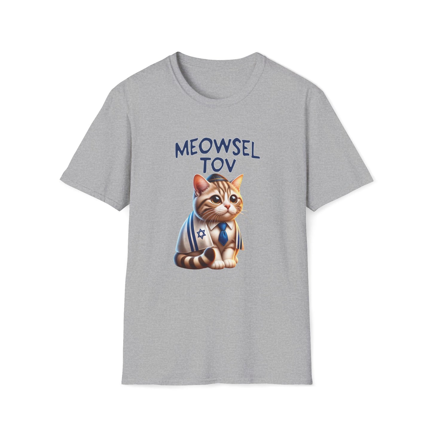 Meowsel Tov Hanukkah Unisex T-Shirt