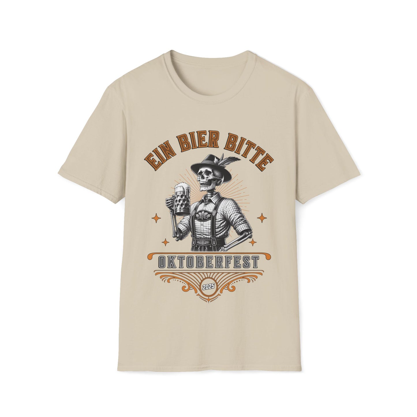 Ein Bier Bitte (One Beer Please) Male Oktoberfest 2025 Unisex T-Shirt