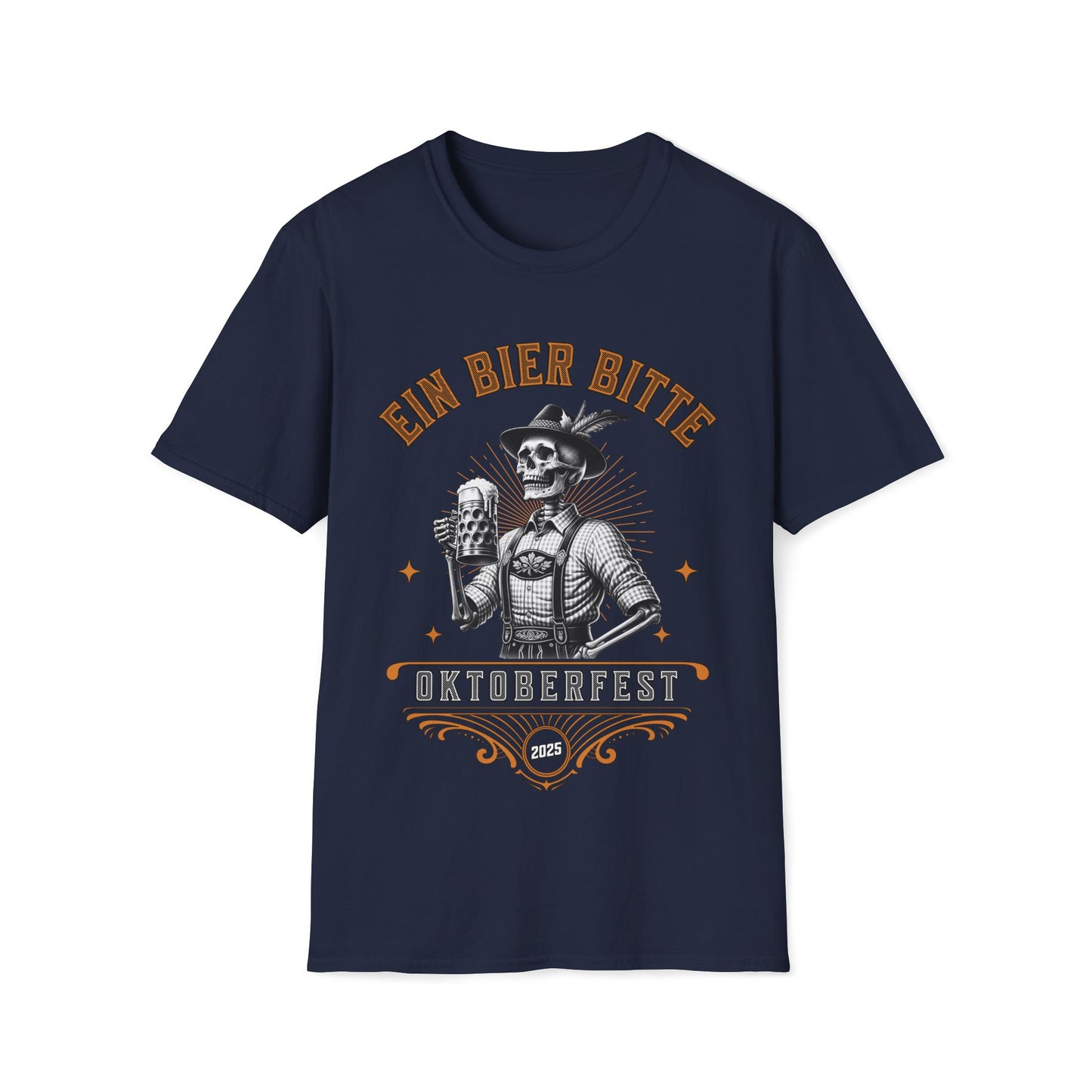 Ein Bier Bitte (One Beer Please) Male Oktoberfest 2025 Unisex T-Shirt