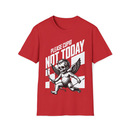 Not Today Cupid Skeleton Valentines Day Unisex T-Shirt